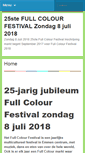 Mobile Screenshot of fullcolourfestival.nl